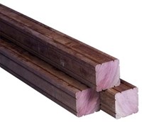 Piketpaal geschaafd | 4x8,5cm | 95cm | Azobe geschaafd
