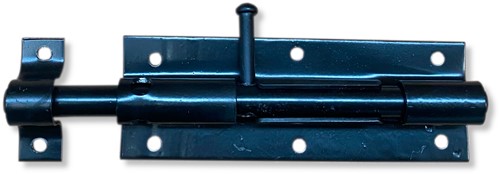 Plaatgrendel zwart | 172mm
