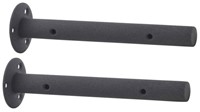 Ronde Plankdragers | Zwart | Small 20cm | lichte variant