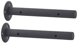 Ronde Plankdragers | Zwart | Small 20cm | zware variant | bevestigingsplaat 10cm