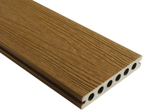 WPC FiberDeck Premium RHK | 2,3x13,8cm (23x138mm) | Teak | FSC100%-2