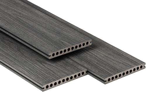 Purashield semi-massief vlonderplank | composiet | 2,3x21cm | Dark Grey | FSC100% 
