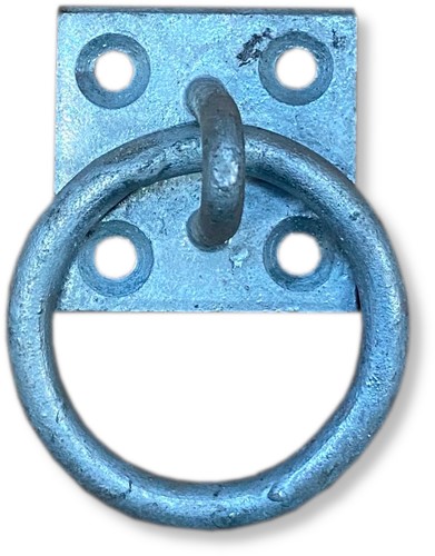 Ring op plaat | 50x50mm