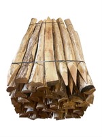Robinia paal gehalveerd | diameter 13-16cm | 2.20m-2
