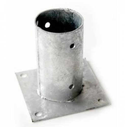 Ronde paalplaathouder 