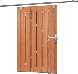 Schuifdeur | 195cm | Hardhout | compleet