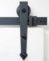 Schuifdeur systeem | zwart | punt
