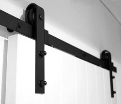 Schuifdeursysteem | zwart | recht  