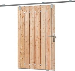 Schuifpoort | 195cm | Douglas | compleet