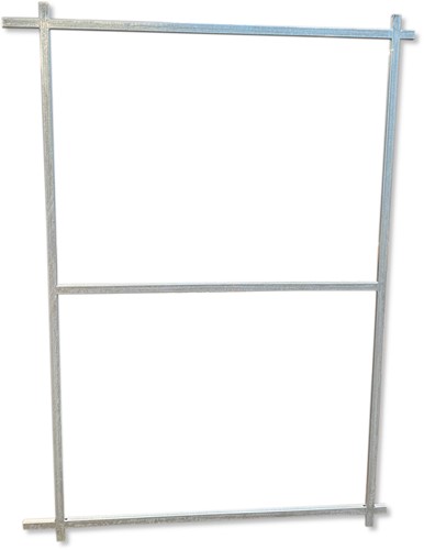 Schuifpoort frame compleet | 116,5cm breed