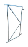 Stalen poortframe | 150x155cm | 3x draadstang en duim