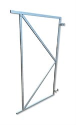 Stalen poortframe | 155cm hoog | verstelbaar