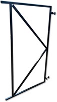 Stalen poortframe | zwart poedercoat | 90x155cm