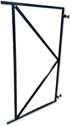 Stalen poortframe | zwart poedercoat | 155cm hoog