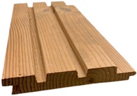 Thermo Vuren | 2x14cm | triple rhombus profiel | 2.40m