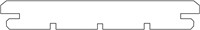 Tiara vlonderplank | 2,1x14,5cm (21x145mm) | B-Fix clip | 270cm | FSC100%-2
