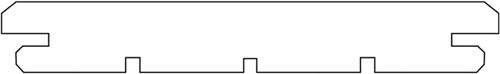 Tiara vlonderplank | 2,1x14,5cm (21x145mm) | B-Fix clip | 270cm | FSC100%-2