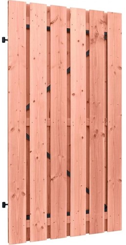 Tuindeur privacy | Douglas geschaafd | zwart frame