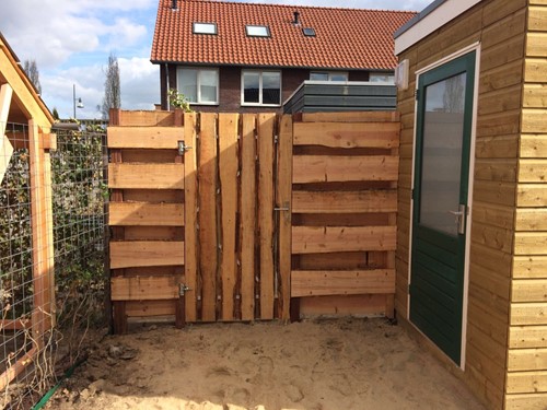 Tuindeur privacy | Douglas schaaldelen -3