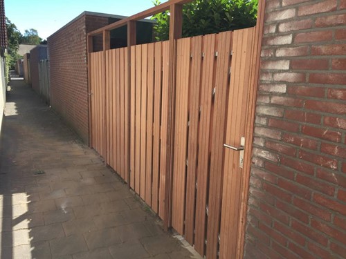 Tuindeur privacy | Hardhout -2
