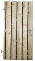 Tuindeur privacy | Vuren | geimpregneerd | 96x196cm | slot ingebouwd rechtsdraaiend | op=op