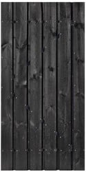 Tuindeur privacy | zwart gecoat