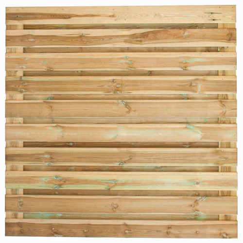 Tuinscherm Breda | 180x180cm | 21 planks | Grenen