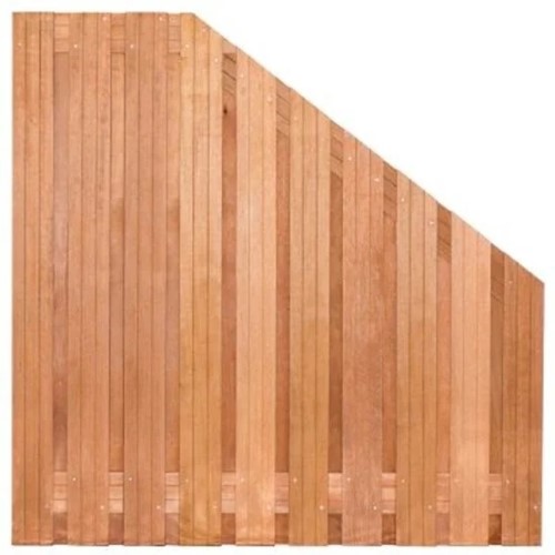 Tuinscherm Dronten | 21 planks | Hardhout-3