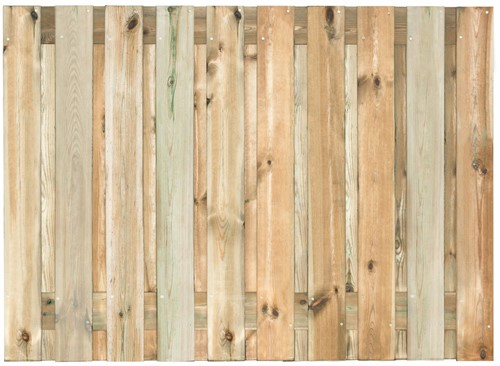 Tuinscherm Enschede | 130x180cm | 21 planks | Grenen