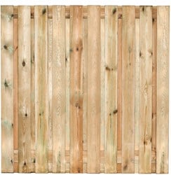 Tuinscherm Enschede | 21 planks | Grenen