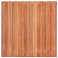 Tuinscherm Harlingen | 180x180cm | 19 planks | hardhout