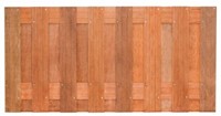 Tuinscherm Kampen | 17 planks | hardhout-2
