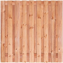 Tuinscherm Tanger | Red Class Wood | 180x180cm | 19 planks
