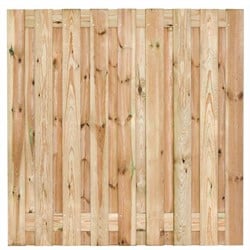 Tuinscherm Vasse | 19 planks | Grenen 