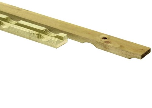 Ventilatielat geimpregneerd | 2,1x4,5cm | 2.70m | per stuk