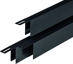 Verzinkt Krimp/Uitzet maskeerprofiel | zwart | 176cm