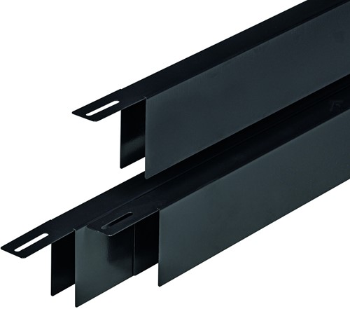 Verzinkt Krimp/Uitzet maskeerprofiel | zwart | 176cm