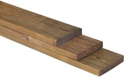 Vlonderplank | Nobifix | 2,8x14,5cm | 3.60m