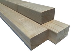 Vuren C geschaafd | 4,5x4,5cm (45x45mm) 