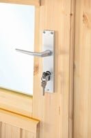 Vuren dubbele deur met raam XXL | 181.5cm x 215cm | linksdraaiend | P013972-3