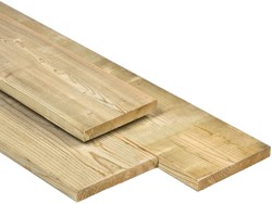 Vuren schuttingplank | 1,9x14,5cm (19x145mm) | geimpregneerd
