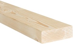 Vuren SLS geschaafd | 3,8x12cm (38x120mm) | FSC Mix Credit