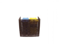 Wilgenscherm container ombouw | 2 containers