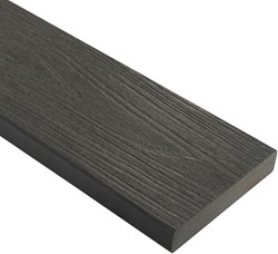 WPC Fiberdeck Premium kantplank | 2,3x13,8cm (23x138mm) | Dark Grey | 3.00m | FSC100%